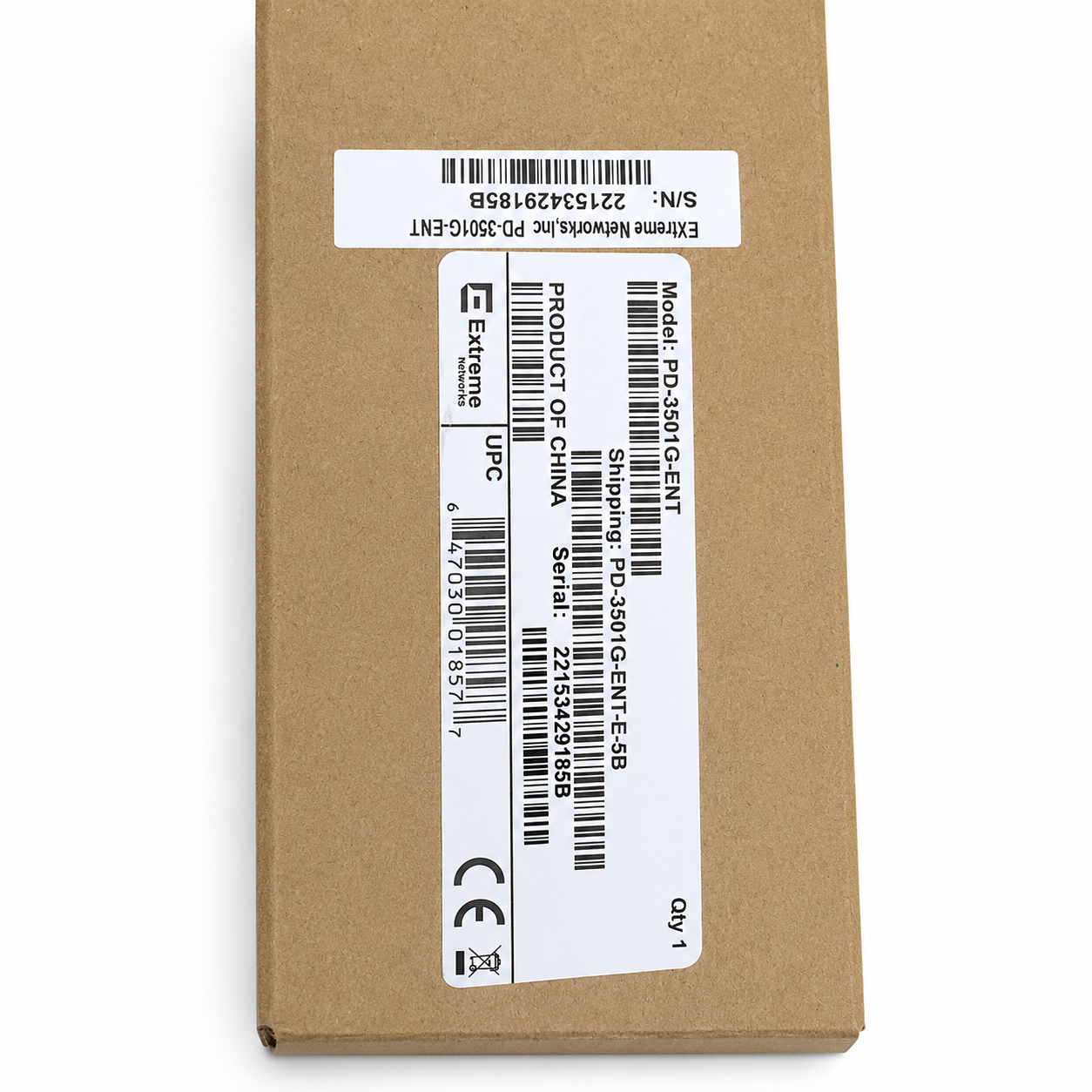 Extreme Network Microsemi Power Over Ethernet PoE Injector PD-3501G-ENT