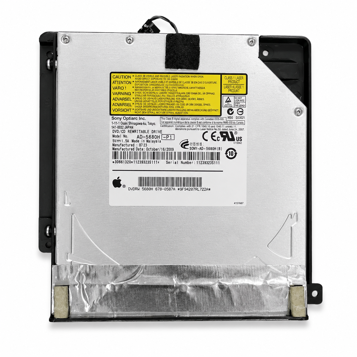 Apple CD / DVD Rewriter Drive AD-5680H