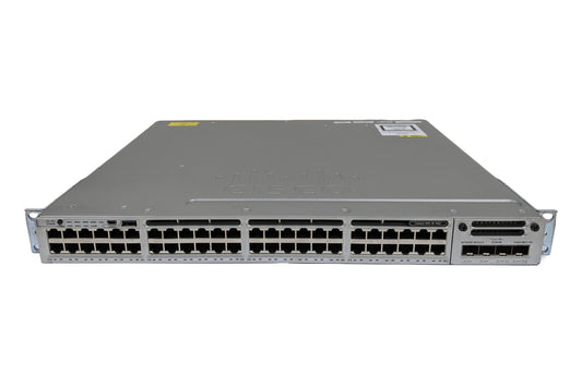 Cisco WS-C3850-48P-S 48 Port Gigabit PoE Switch  Network Module C3850-NM-2-10G