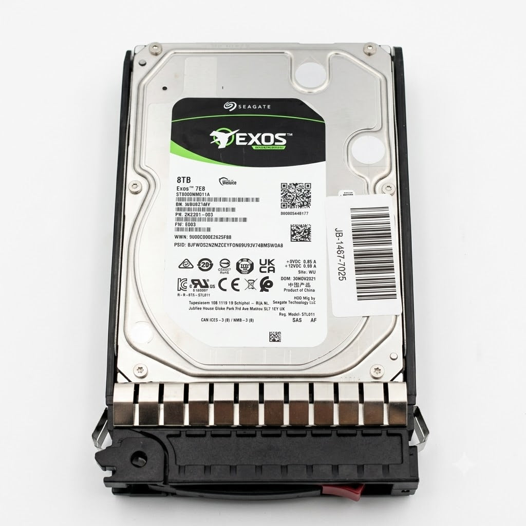 Seagate Enterprise EXOS 7E8 8TB 3.5" SAS Hard Drive