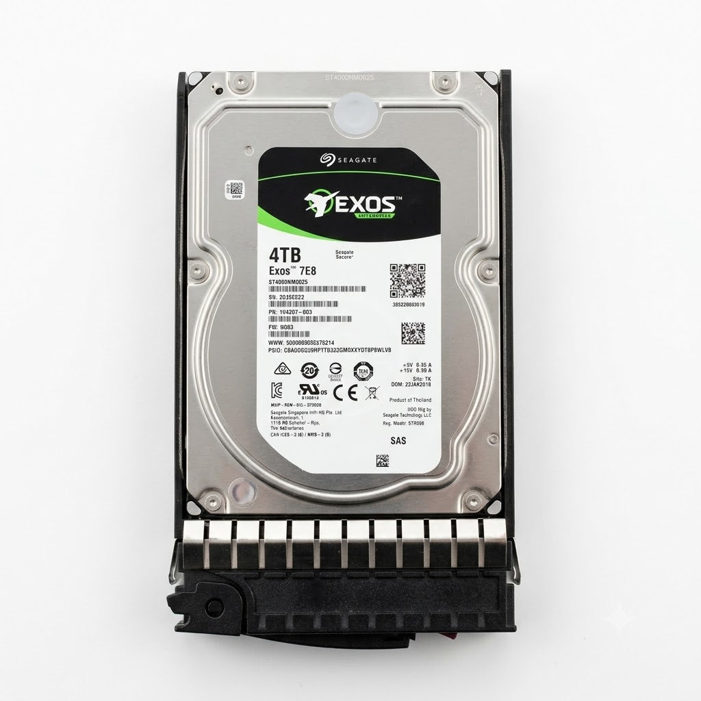 Seagate EXOS Enterprise 4TB 7E8 3.5" SAS Hard Drive
