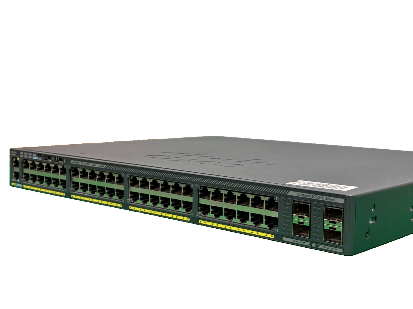 CISCO Catalyst 2960-X Series WS-C2960-48FPS-L PoE 48 Port Gigabit (740W)1