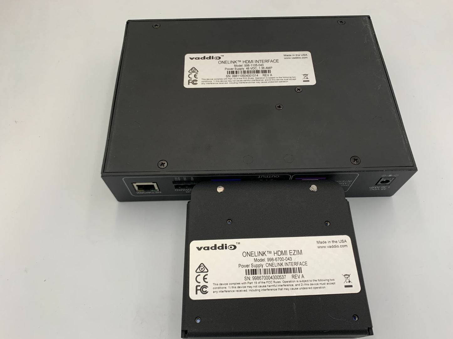 Vaddio OneLINK HDMI Interface System for HDBaseT Cameras NO PSU2