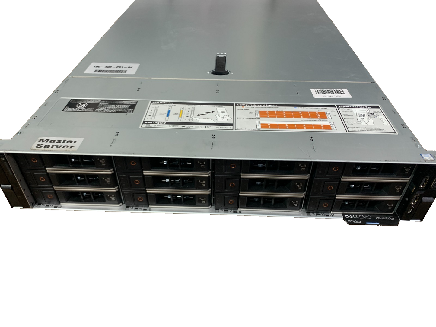 Dell EMC PowerEdge R740XD Xeon Bronze 3106 1.70GHz / 128GB Ram / 12x 8TB HDD1