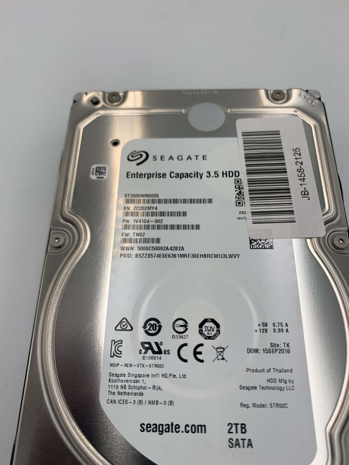 Seagate Enterprise Capacity 3.5" 2TB SATA Hard Drive1