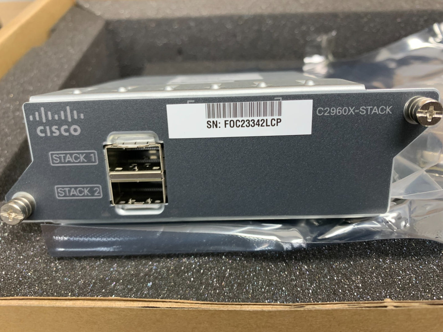 CISCO C2960X-STACK Stacking Module 800-37538-02 w/ 0.5M Stack Cable1