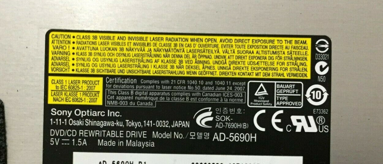 Apple DVD / CD Rewritable Drive AD-5690H1