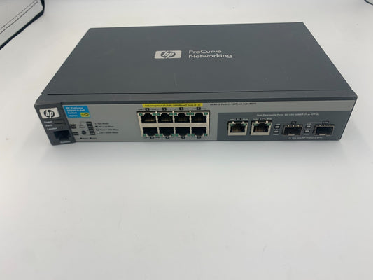 HP ProCurve 2520G-8-PoE 10/100/1000 8 Port Switch J9298A No PSU0