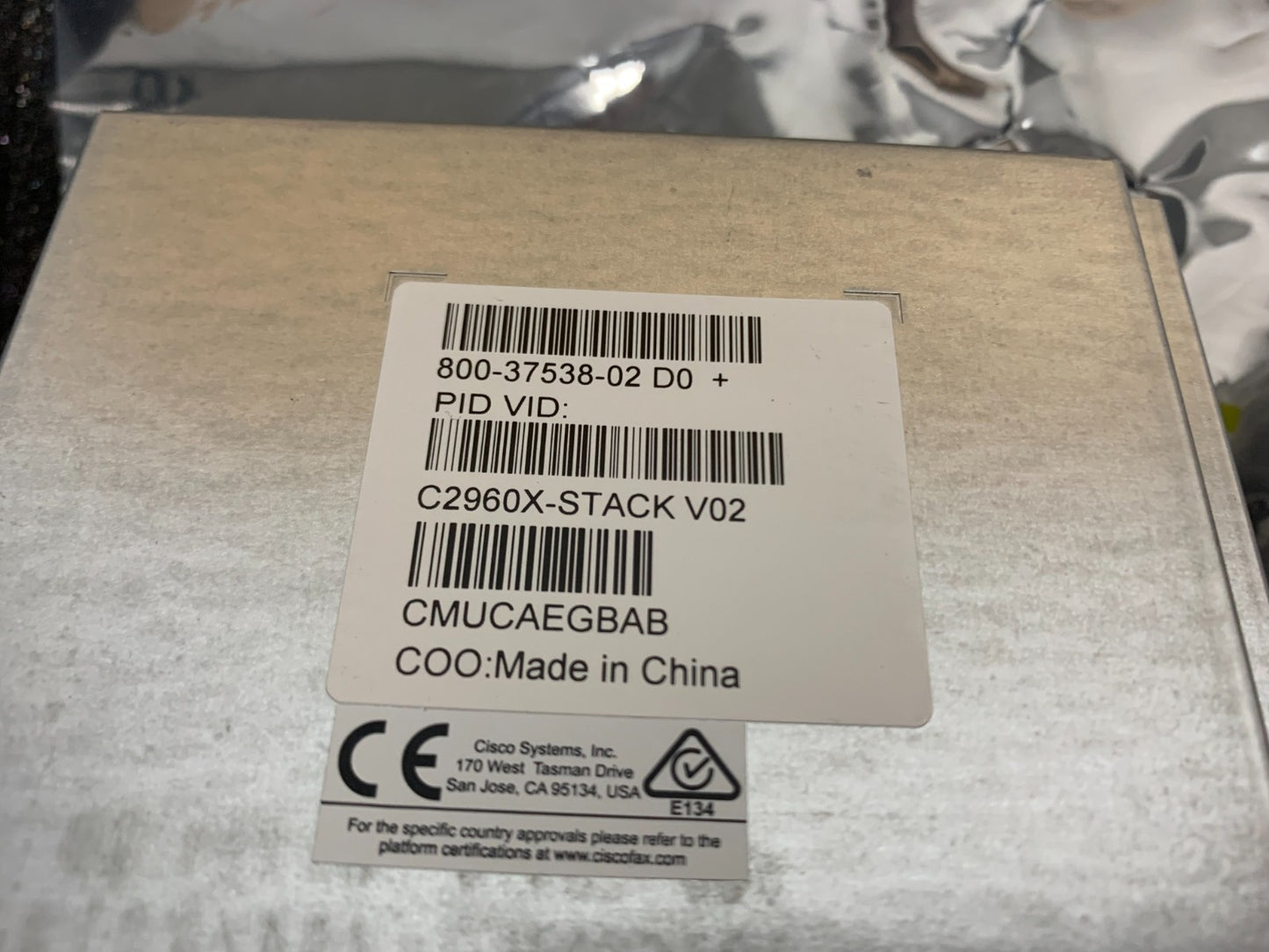 CISCO C2960X-STACK Stacking Module 800-37538-02 w/ 0.5M Stack Cable2