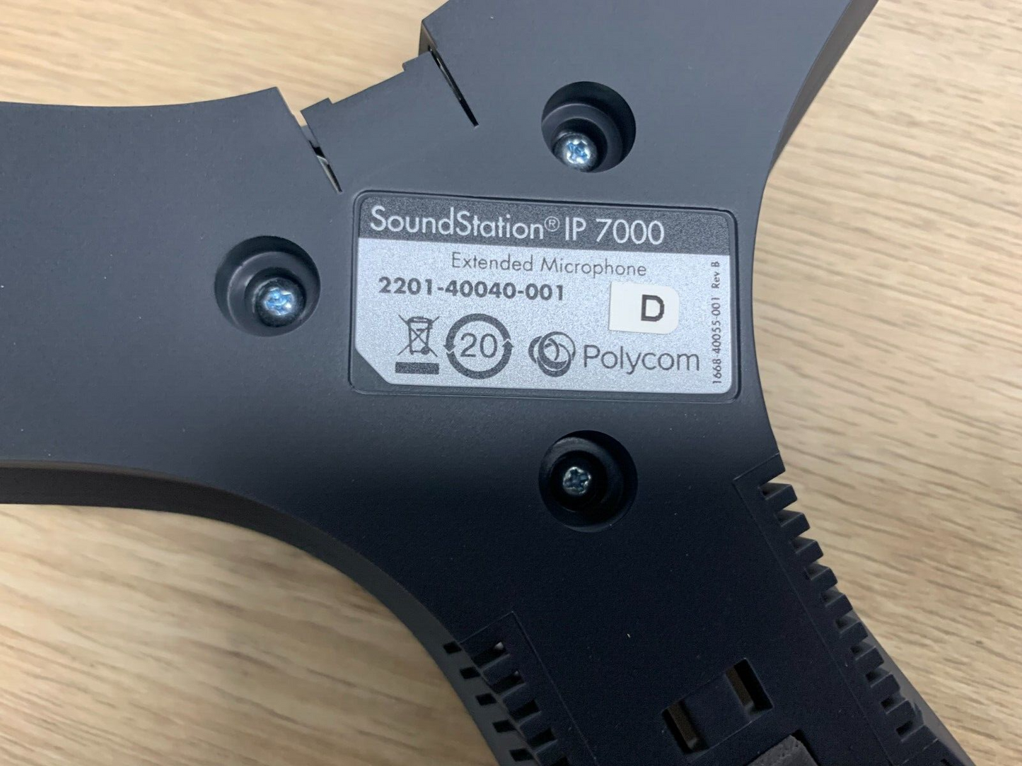 2x Polycom SoundStation IP 7000 Extended MicroPhone 2201-40040-0011