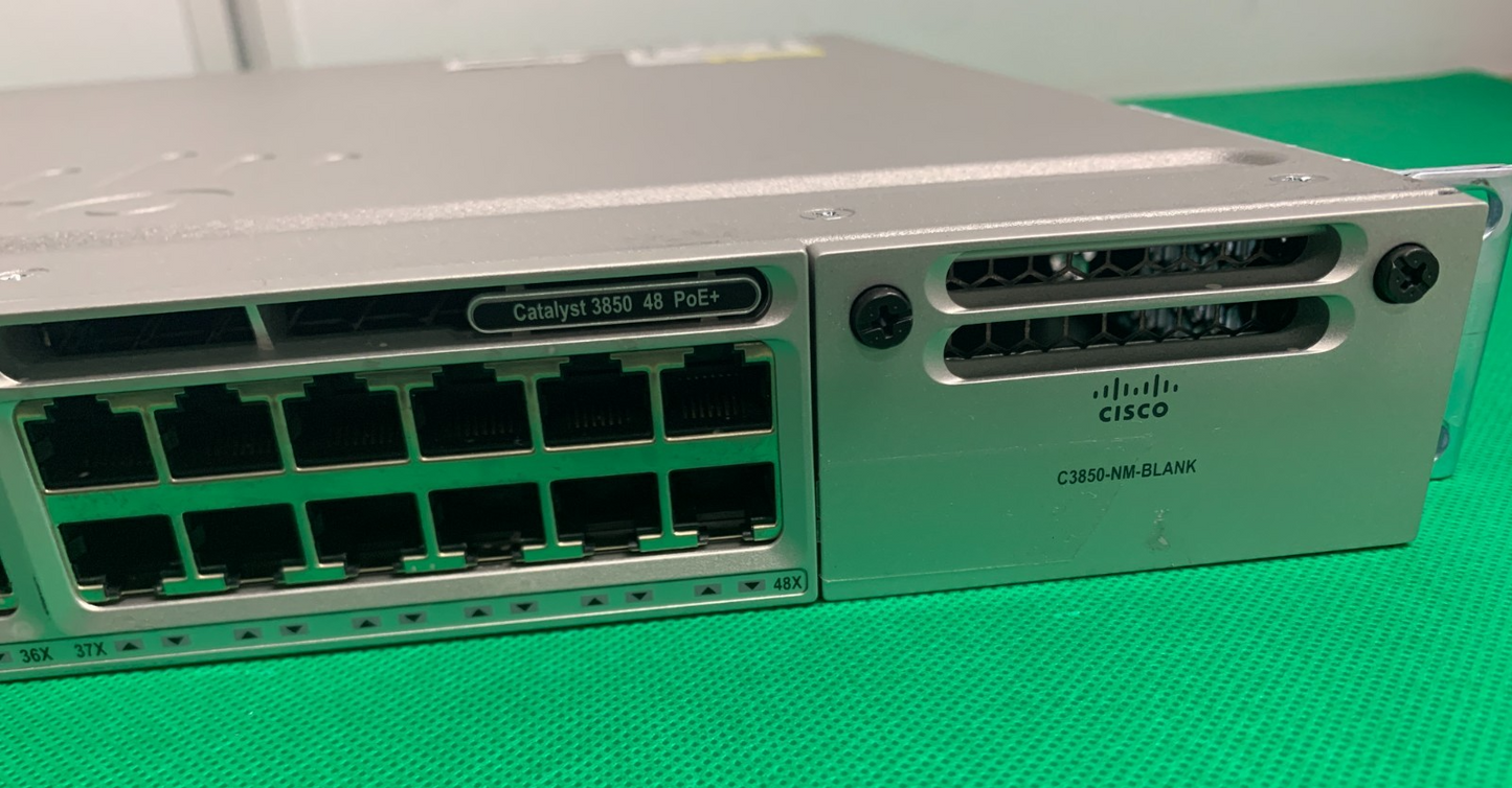 Cisco Catalyst 3850 48 Port PoE+ WS-C3850-48P-S Gig Switch1