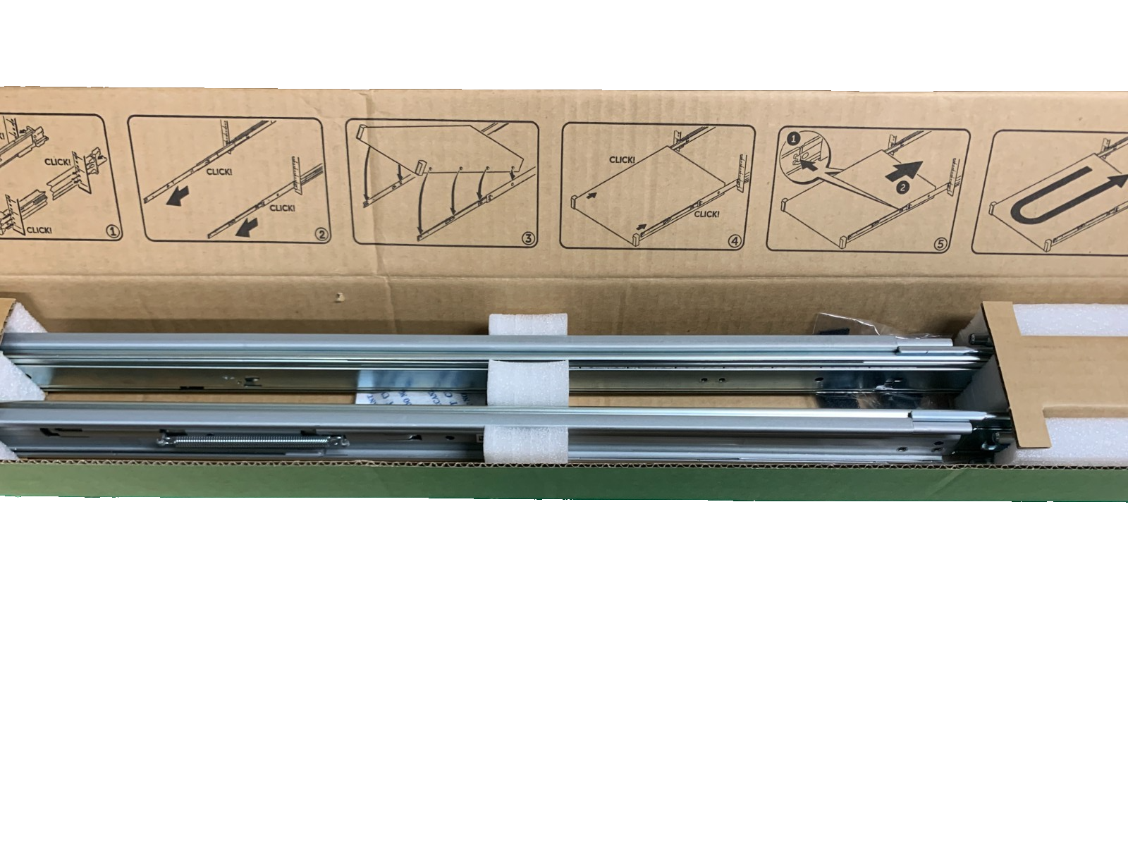 Dell 081WCD 1U Rail 0K1X36 0M13G0 for R320 R420 R430 R620 R630 R6400