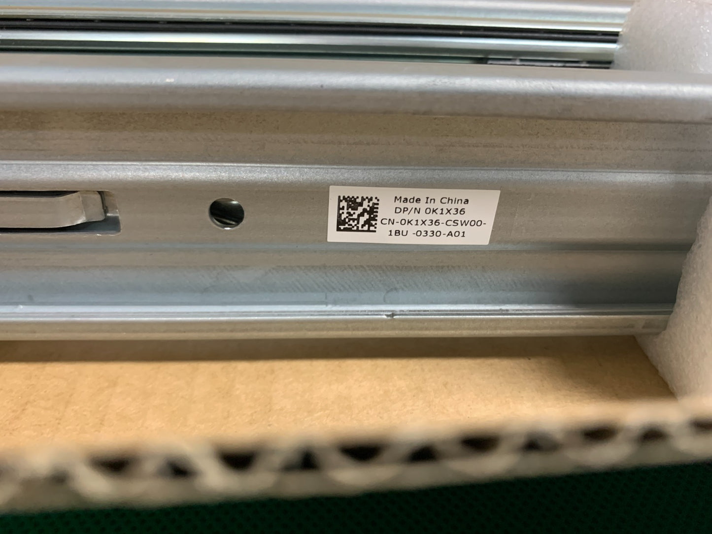 Dell 081WCD 1U Rail 0K1X36 0M13G0 for R320 R420 R430 R620 R630 R6402
