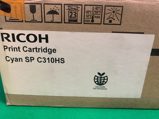 Genuine Ricoh Print Cartridge Cyan SP C310HS0