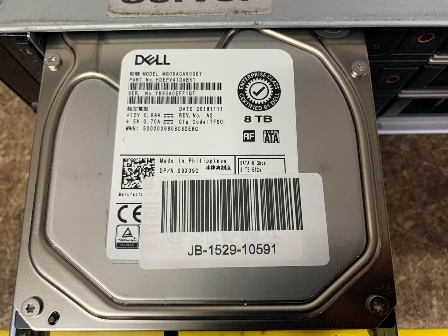 Dell EMC PowerEdge R740XD Xeon Bronze 3106 1.70GHz / 128GB Ram / 12x 8TB HDD5