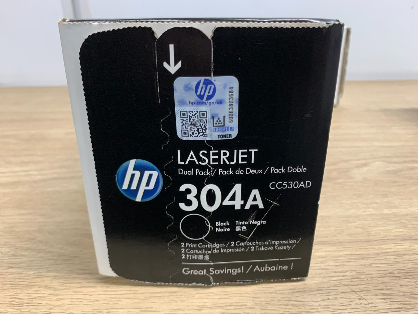 HP LaserJet 304A Black Cartridge CC530AD for CP2025 CM2320mfp1