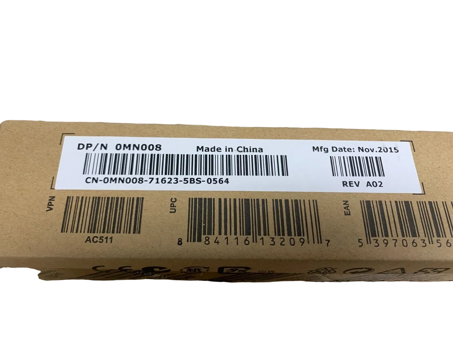 Dell 0MN008 USB Wired Sound Bar Speakers AC5112