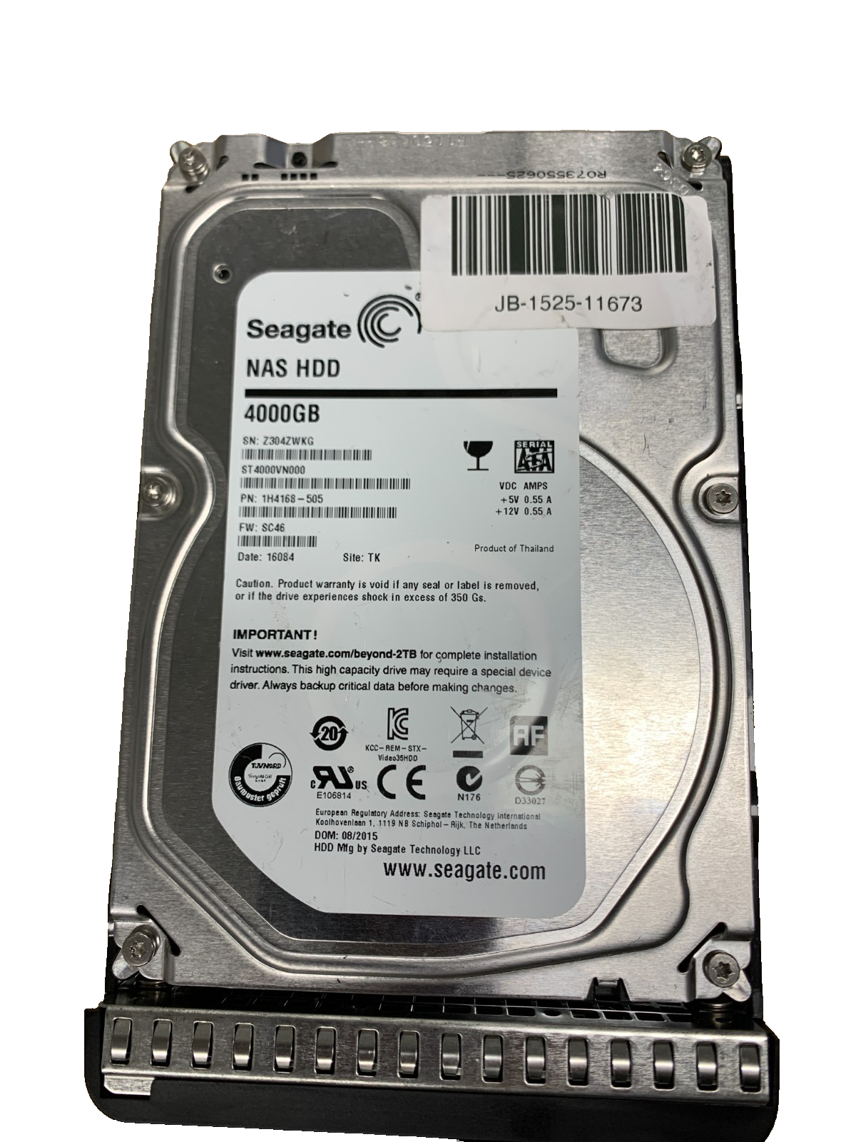 Seagate NAS HDD 4TB SATA 3.5" Hard Drive