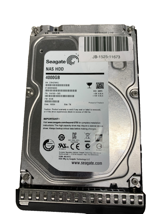 Seagate NAS HDD 4TB SATA 3.5" Hard Drive