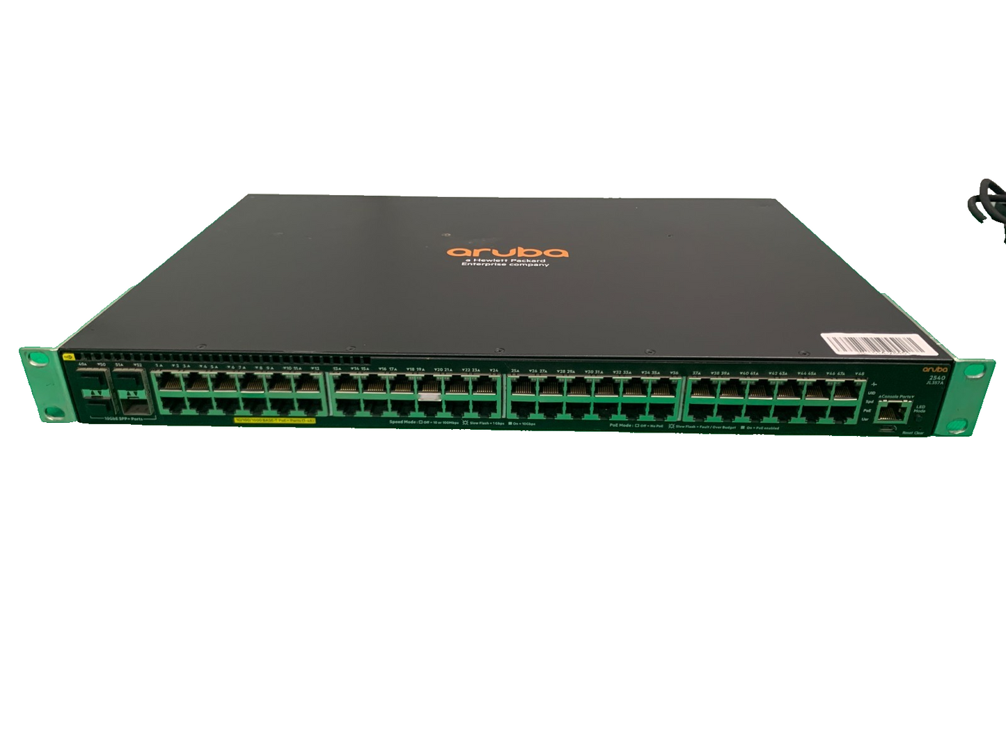 Aruba HP 2540 JL357A 48 Port PoE+ 10/100/1000 Switch0