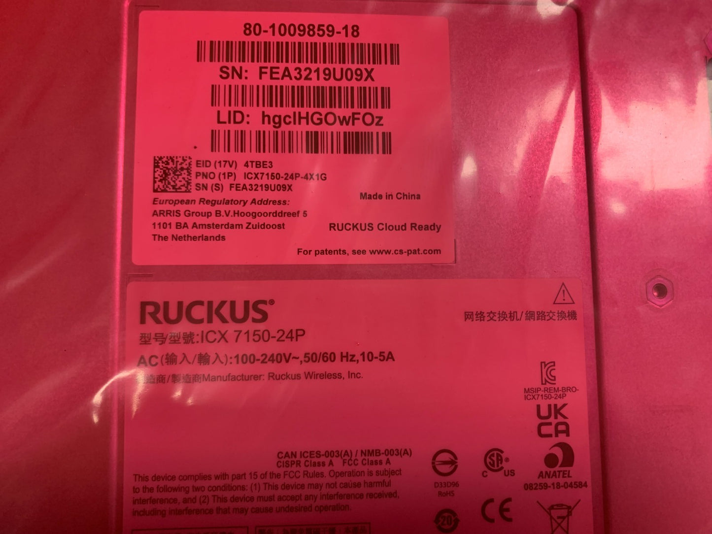 RUCKUS ICX 7150-24P 24 Ports 1G PoE Switch2