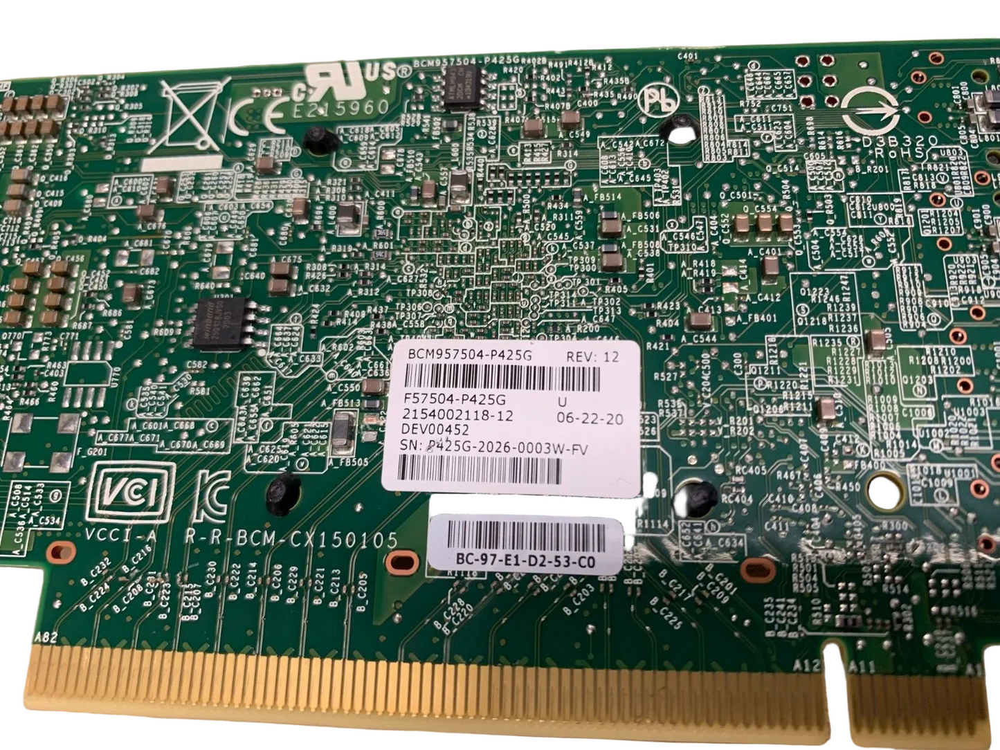 BROADCOM NetXtreme P425G PCIe 4.0 x16 BCM957504-P425G Network Interface Card2