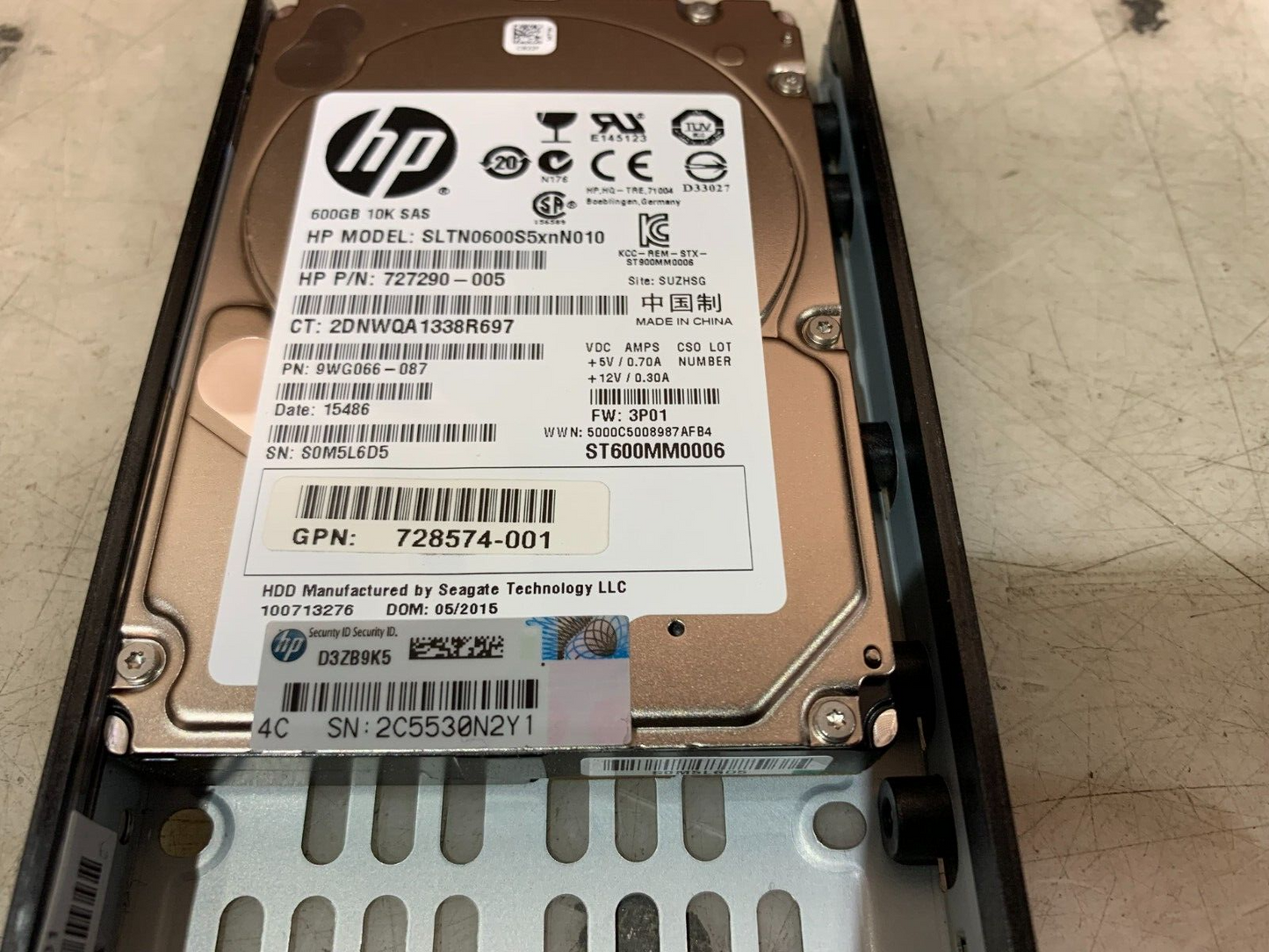 HP Driveshelf M6710 Storage Array With 24x 600GB SAS 2.5" Hard Drives2