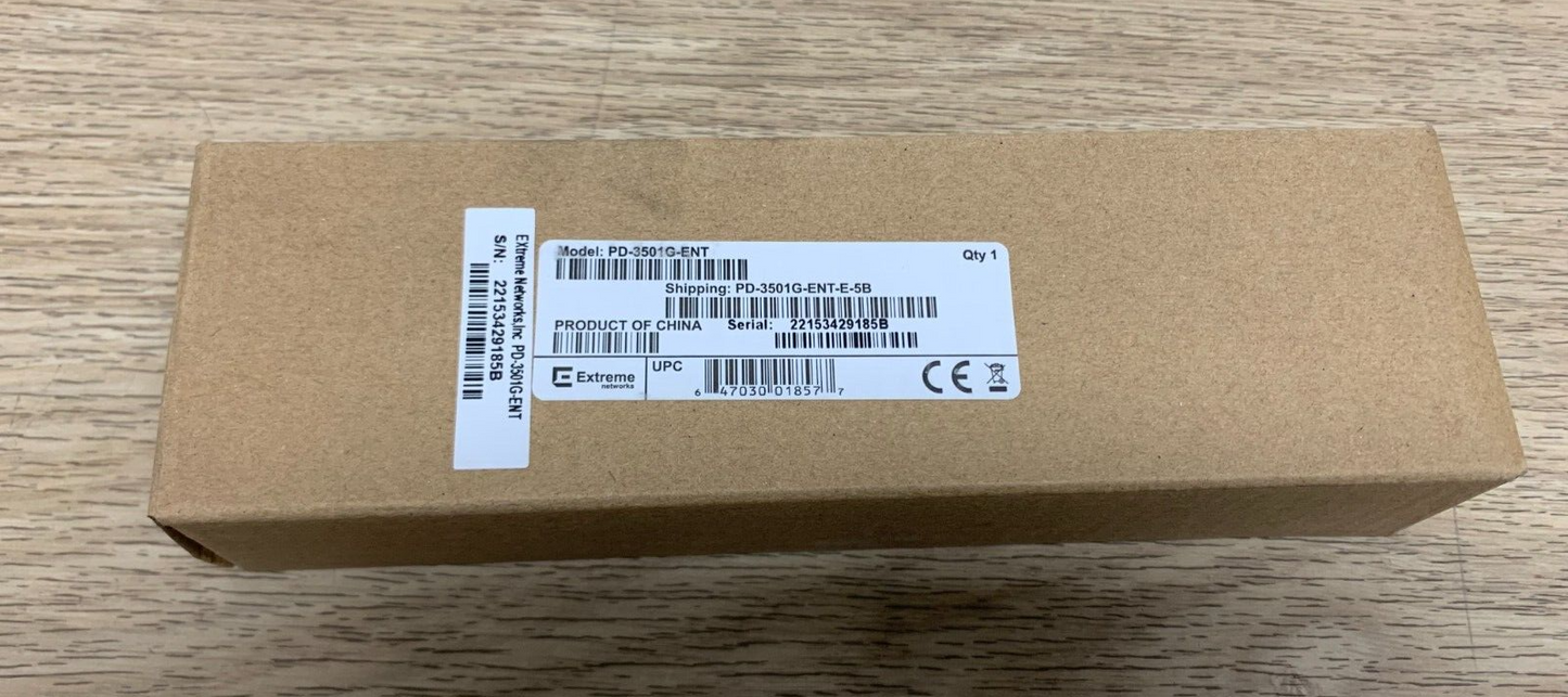 Lot of 10 Extreme Microsemi Power Over Ethernet PoE Injector PD-3501G-ENT1