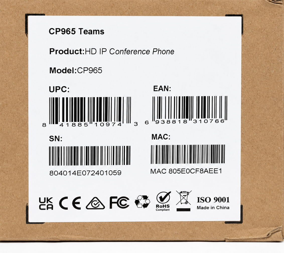 Yealink HD IP Conference Phone CP965