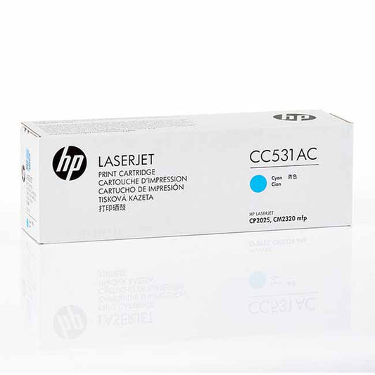 HP CC531AC Cyan Toner Cartridge for CP2025, CM2320mfp