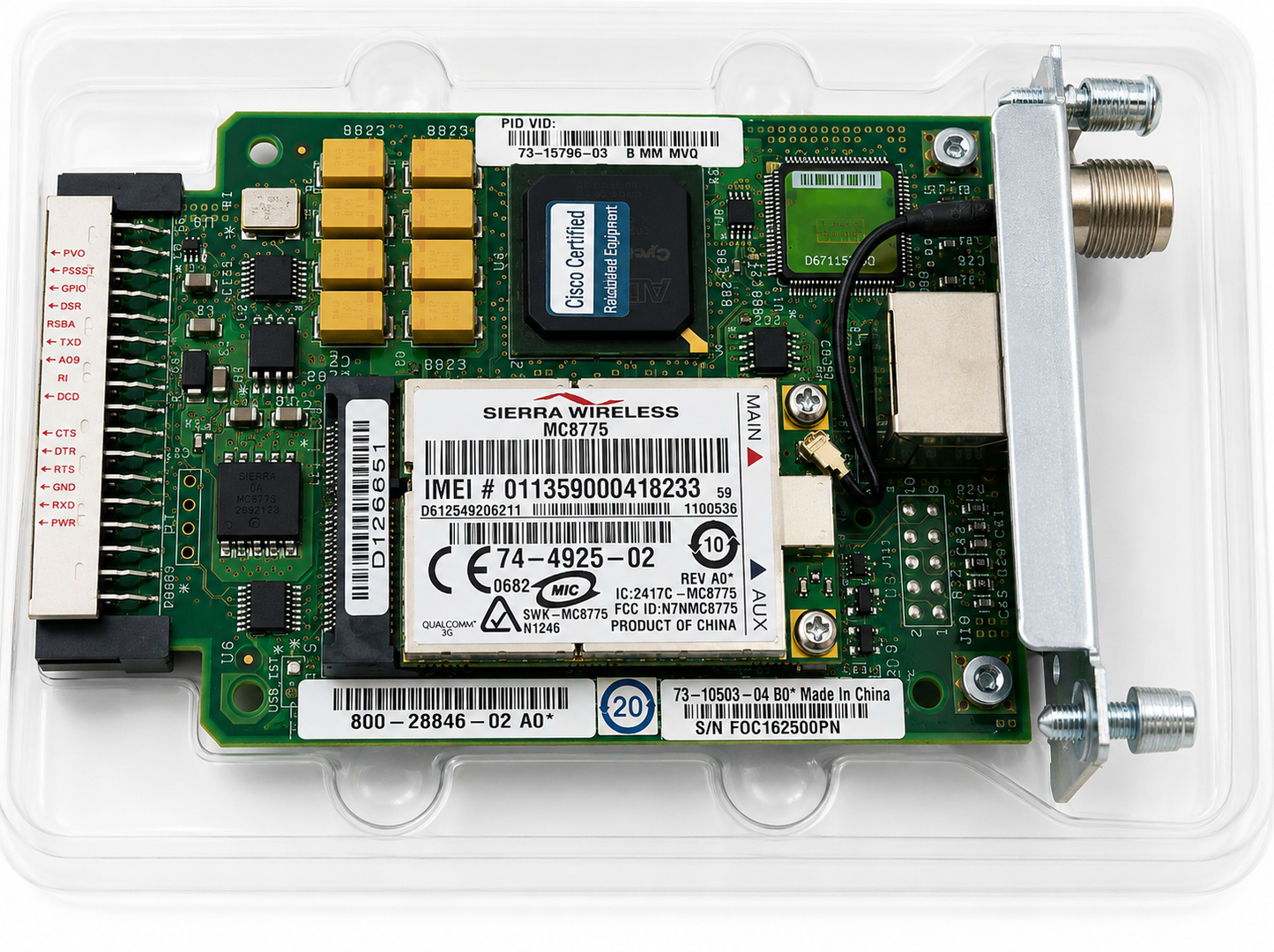 Cisco HWIC-3G-GSM 800-28846-02 High-Speed Wan Interface Card