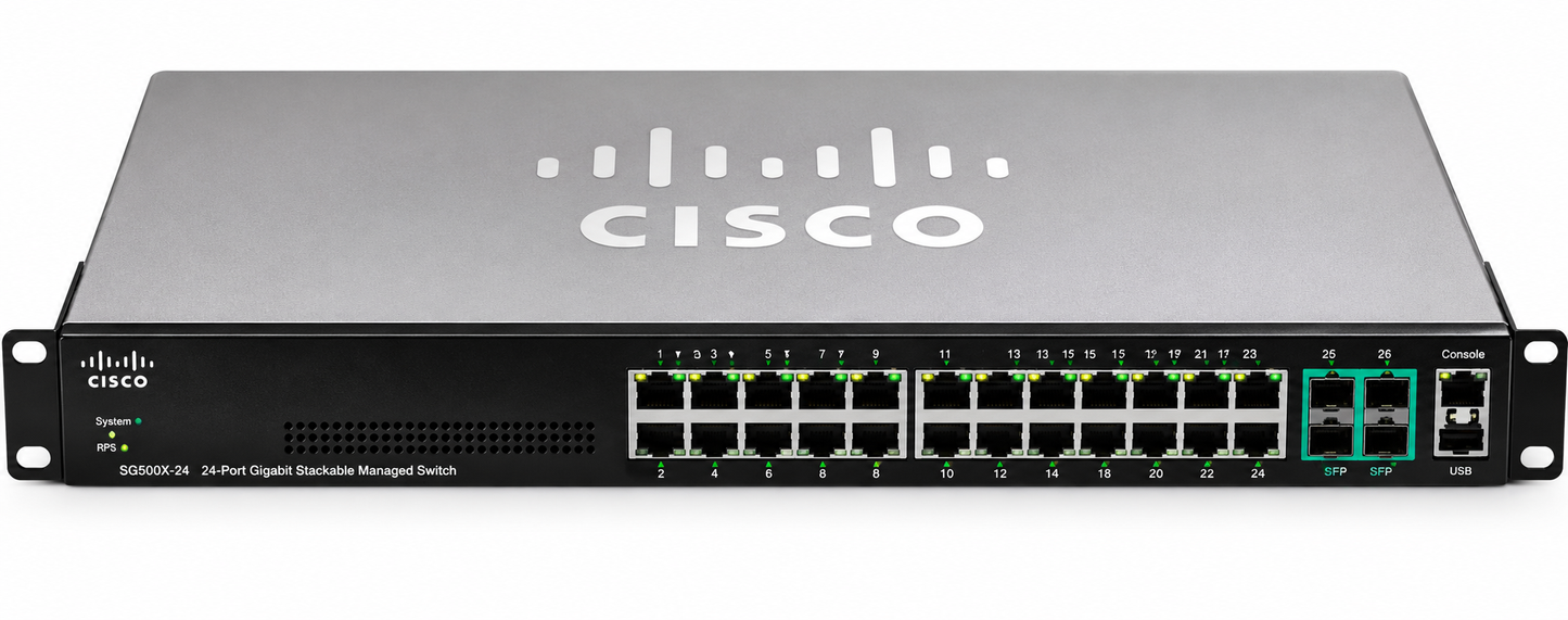 Cisco SG300-28P 28-Port Gigabit PoE Managed Switch