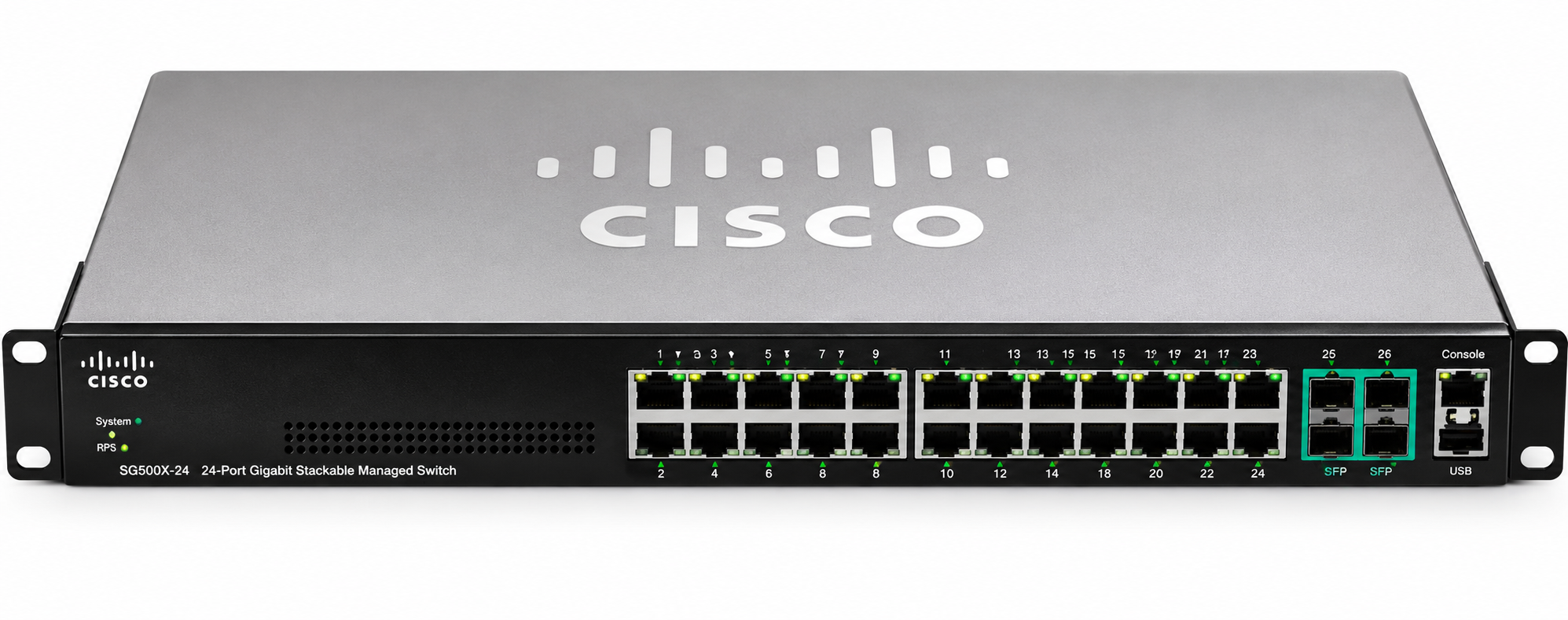Cisco SG300-28P 28-Port Gigabit PoE Managed Switch