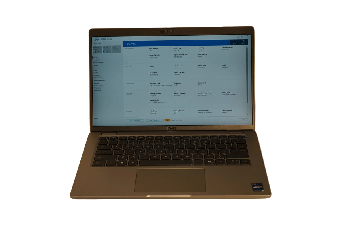 Dell Latitude 5450 14" Laptop Intel Core i5-1335U 32GB RAM 256GB NVMe SSD
