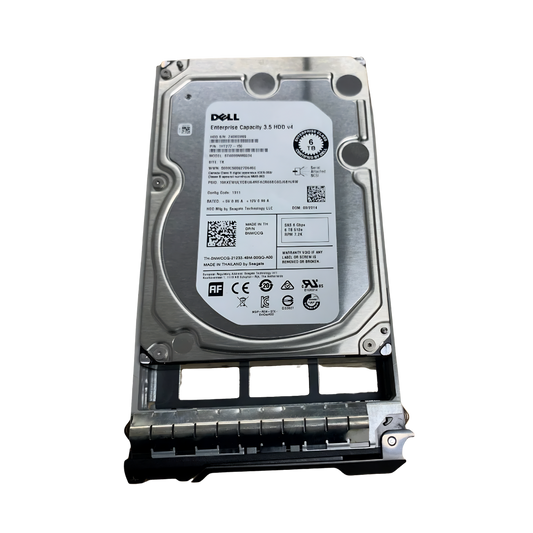 Dell Enterprise Capacity 3.5" HDD 6TB SAS 7.2K With Caddy