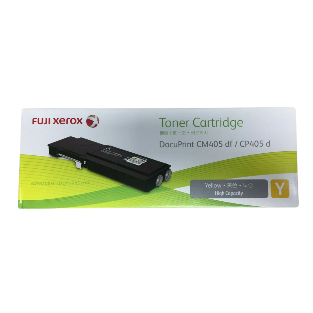 Fuji Xerox Yellow Toner Cartridge CT202036 DocuPrint CM405 df / CP405 d