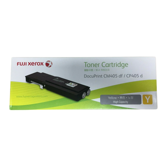 Fuji Xerox Yellow Toner Cartridge CT202036 DocuPrint CM405 df / CP405 d