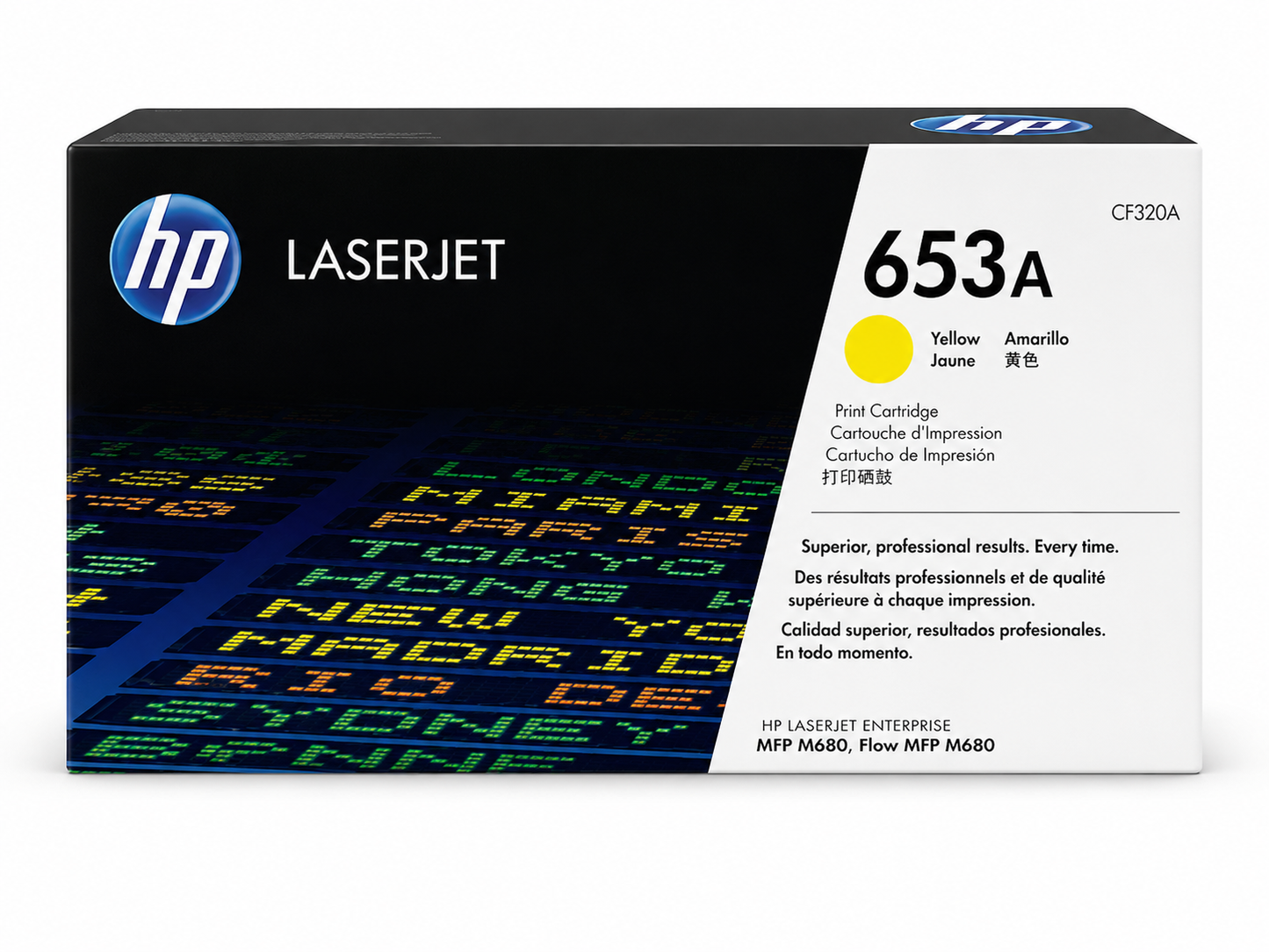 HP LaserJet CF322A 653A Yellow Print Cartridge MFP M680 Flow M680