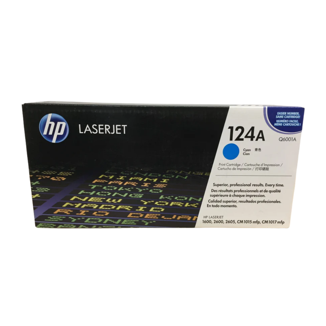 HP LaserJet 124A Q6001A Cyan Print Cartridge 1600 2600 CM1015 CM1017mfp