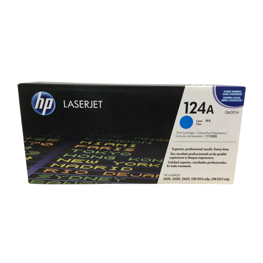 HP LaserJet 124A Q6001A Cyan Print Cartridge 1600 2600 CM1015 CM1017mfp