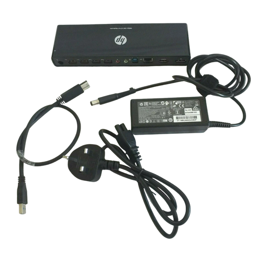 HP 3005pr USB 3.0 HDMI Port Replicator With Adapter