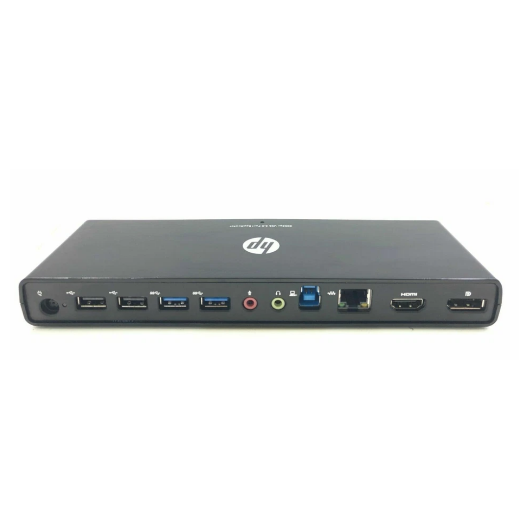 HP 3005pr USB 3.0 HDMI Port Replicator With Adapter
