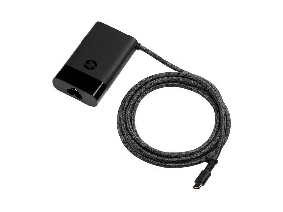 HP Genuine USB-C Laptop Charger 65W AC Adapter PSU With Cable