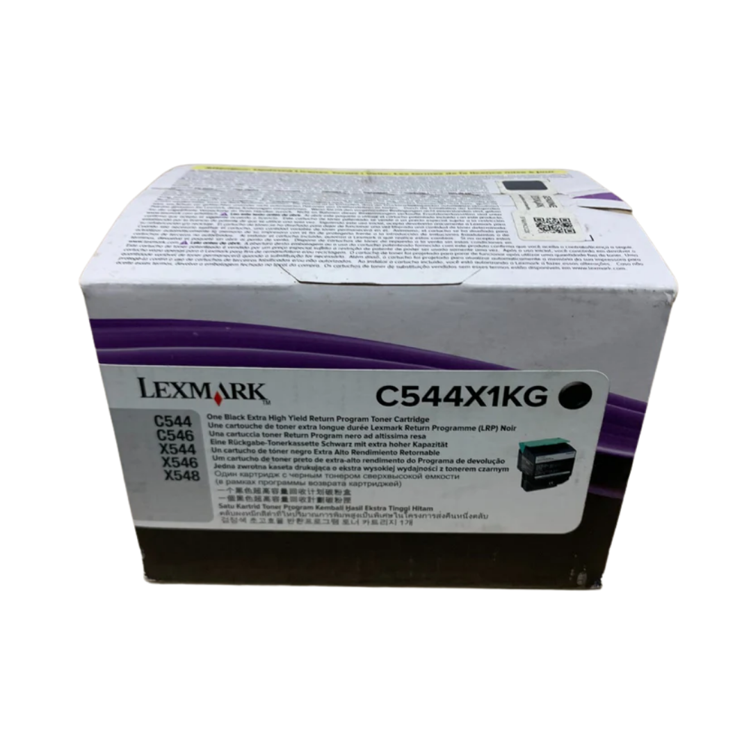 Lexmark C544X1KG Black Print Cartridge C544 C546 X544 X546 X548