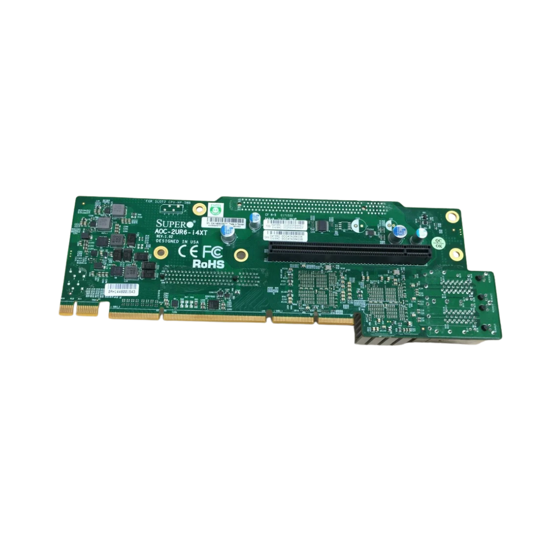 Super Micro AOC-2UR6-i4XT 4x10Gbase-T 2U Ultra Riser Adapter