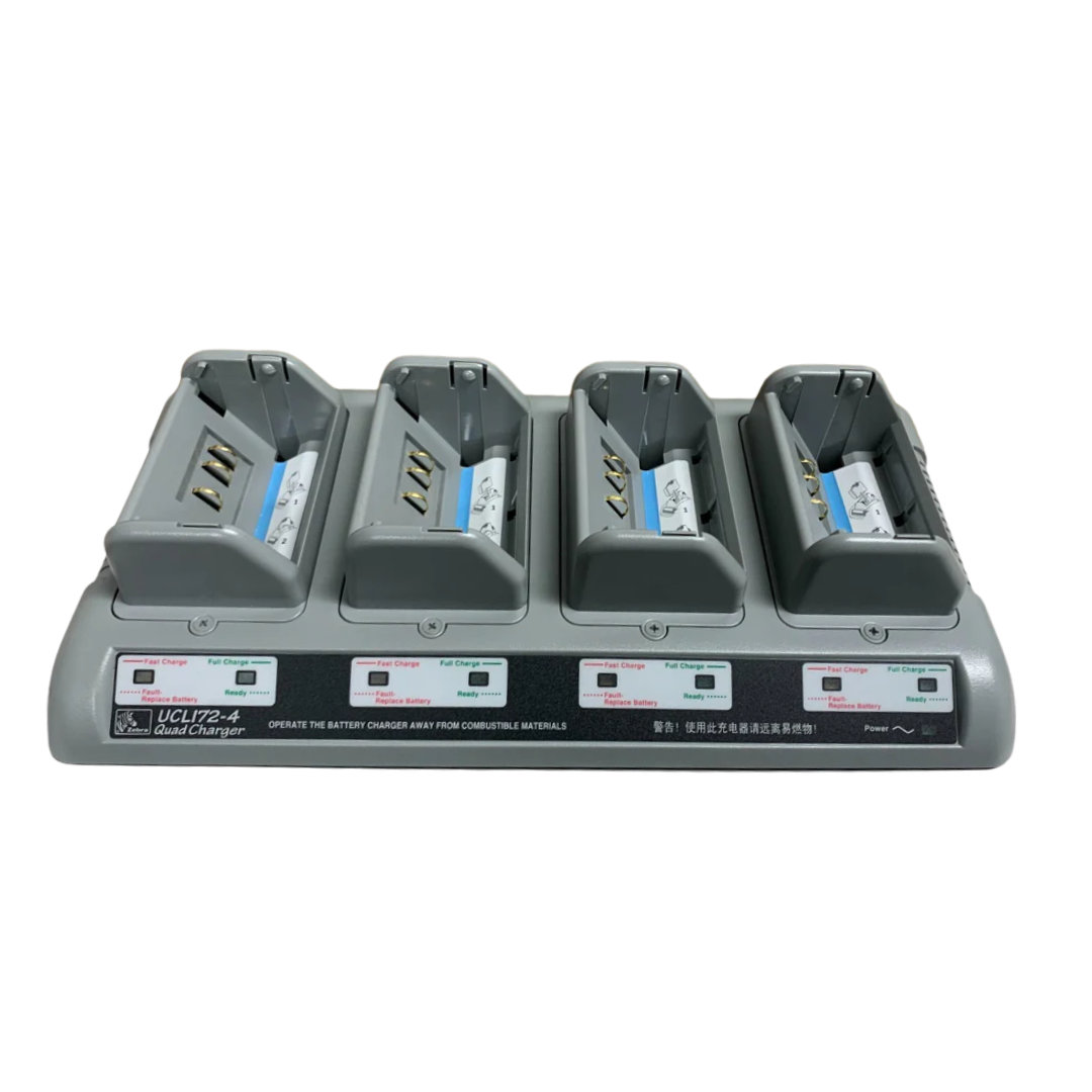 Zebra AC18177-3 QLn Series Li-Ion Quad Charger UCLI72-4 (Charges Up To 4 Battery
