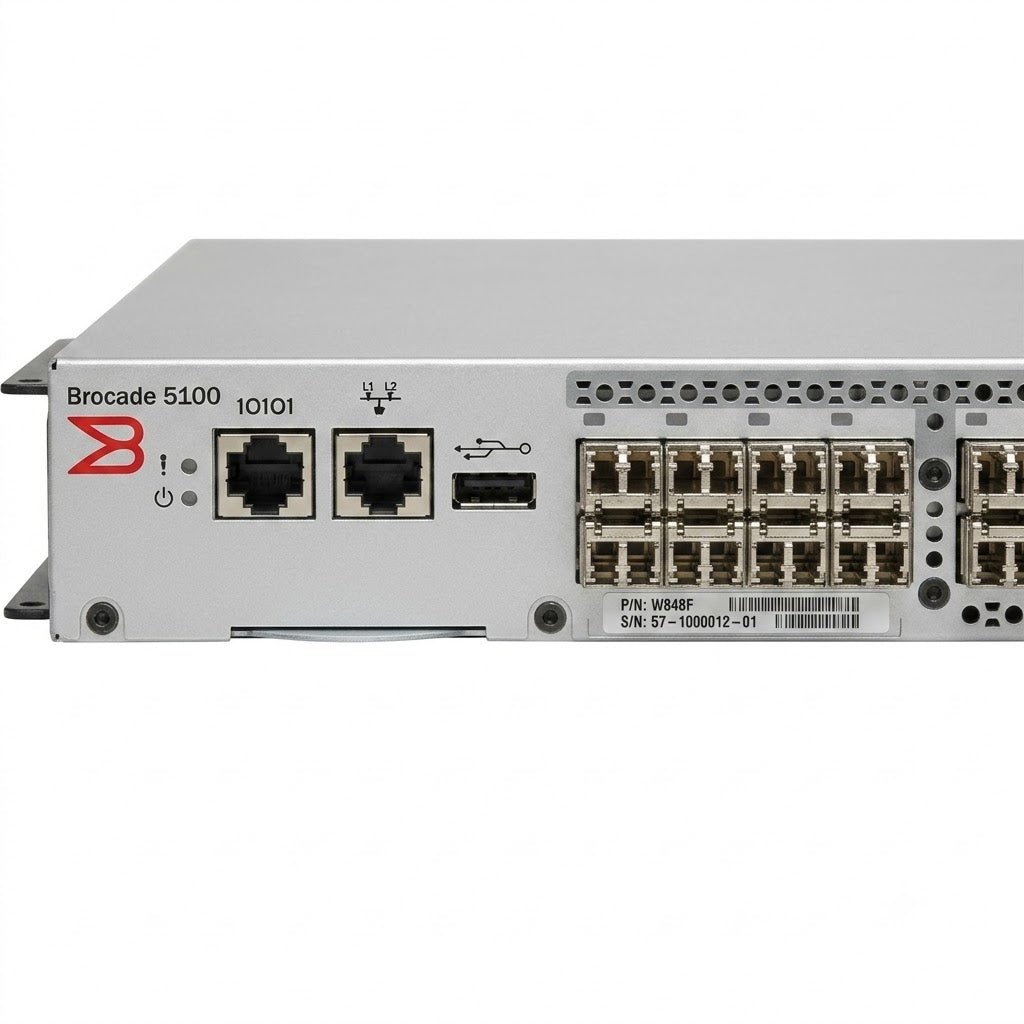 Brocade 5100 8GB Fibre Channel Switch W848F