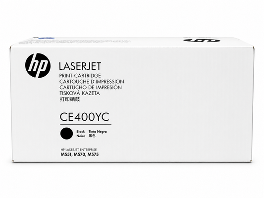 HP Laserjet  Black Print Cartridge CE400YC M551, M570, M575