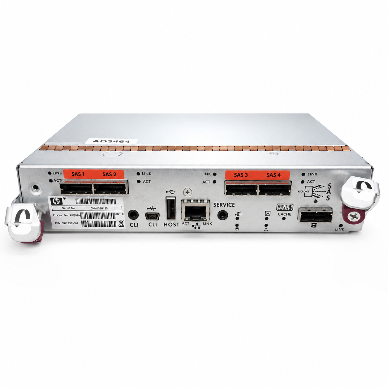 HP StorageWorks MSA Storage P2000 SAS 582934-001 AW592A Controller