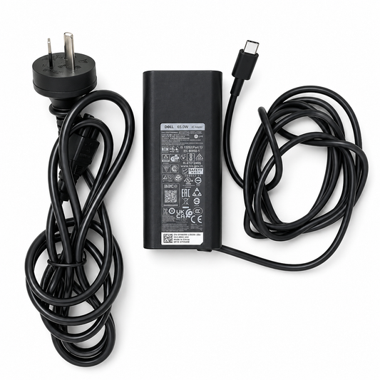 Dell USB-C Laptop Charger 65W AC Adapter With Cable